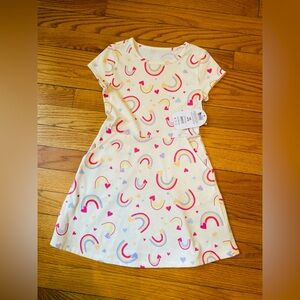 Girls short sleeves play dress size xs 4-5